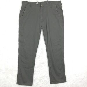 Polar King Mens Pants Fleece Lined Shield‎ Flex Graphite Gray Relaxed 38x32